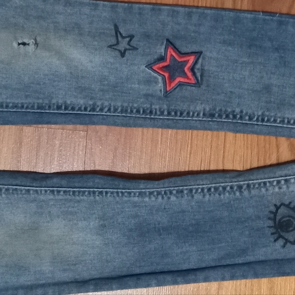 10Diesel Girls Kid Super Slim Skinny Jeans KXA9D Sz 10Y Stretch Measured Sz 20x2 - Picture 5 of 14
